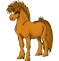 Poney Alezan